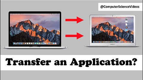 How to TRANSFER an Application From One Mac to Another Mac Using AirDrop - Basic Tutorial | New