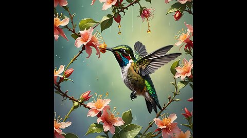 live hummingbird feeder