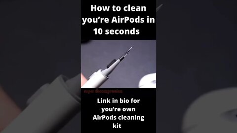 How to clean AirPods in 10 seconds #shorts