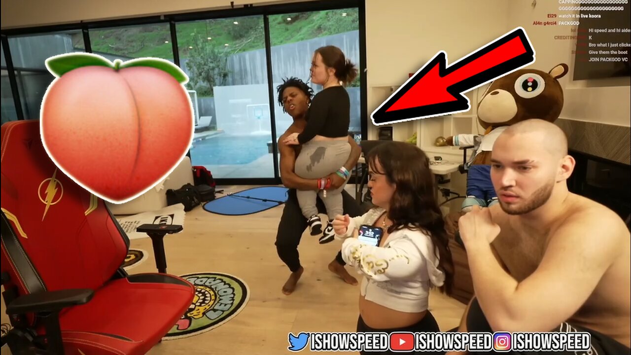 IShowSpeed PICKS UP MIDGET ON STREAM🍑