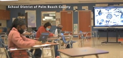 Omicron variant causes concerns as Palm Beach County students return to class