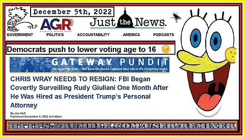 JUST THE NEWS 05DEC22