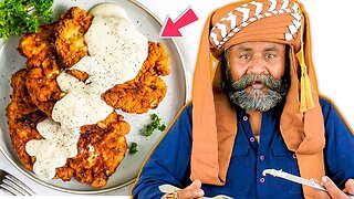 Tribal People Try Fried Chicken With Gravy For The First Time