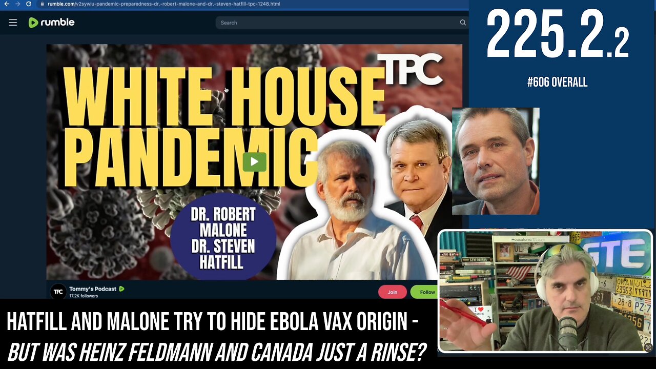 Hatfill and Malone try to hide Ebola vax origin - But was Heinz Feldmann / Canada just a rinse? (v2)