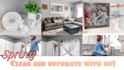 SPRING CLEAN AND DECORATE WITH ME 2020 | DISINFECT MY HOUSE WITH ME