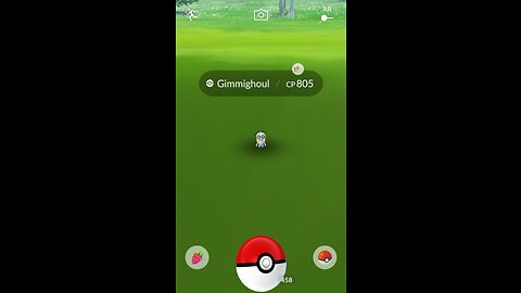 Catching Gimmighoul in Pokémon Go #pokemongo #pokemonunite #pokemonunite #shortsyoutube