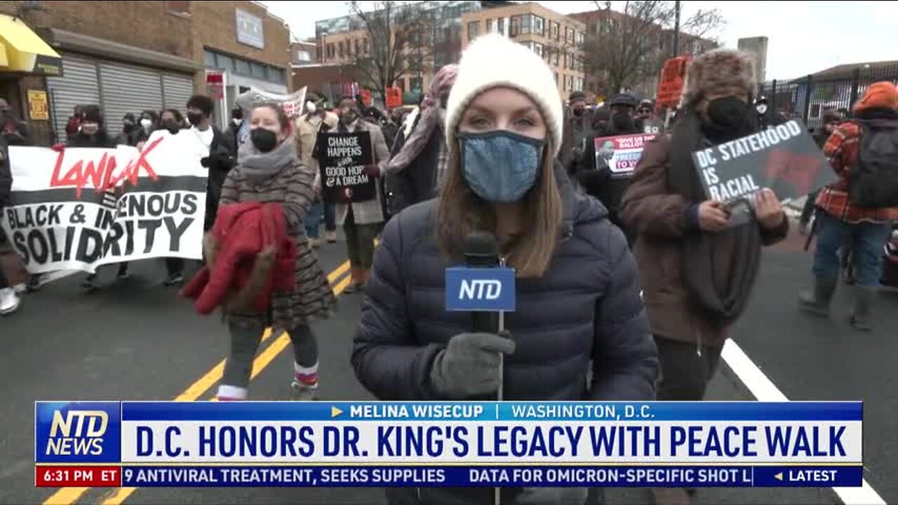 D.C. Honors Dr. King's Legacy With Peace Walk