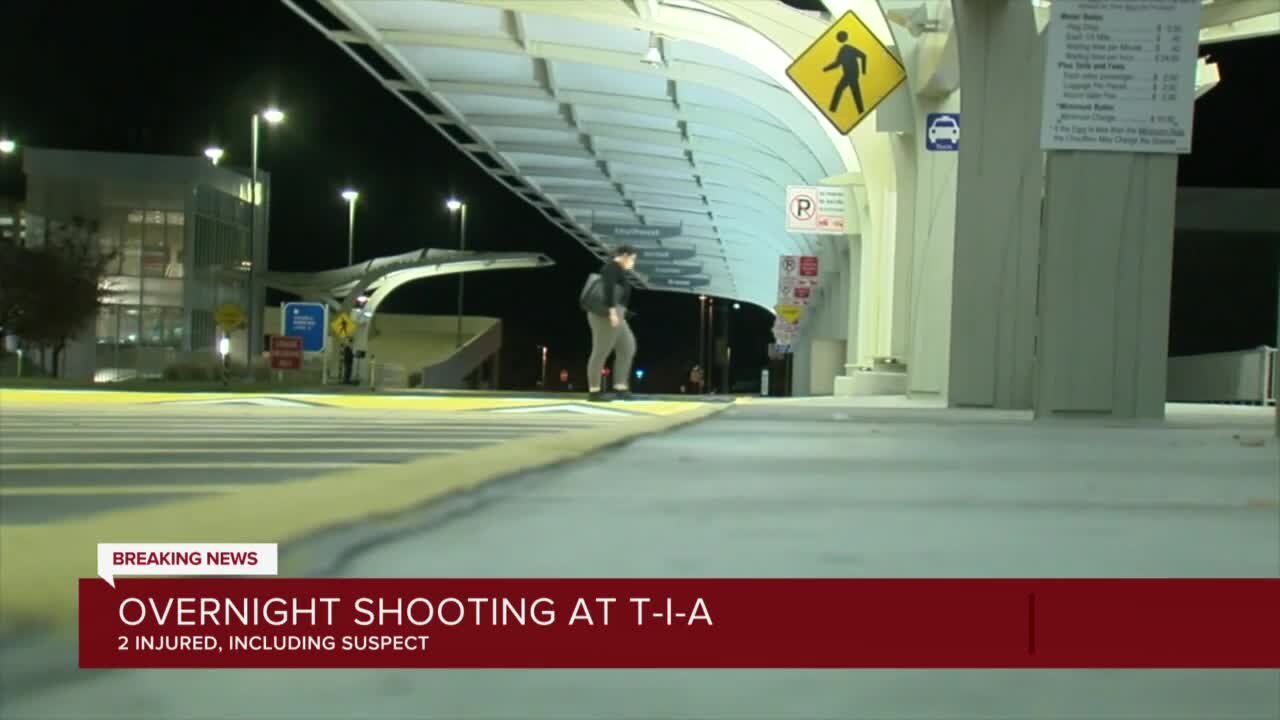 Man in custody after shootout with police at Tulsa International Airport