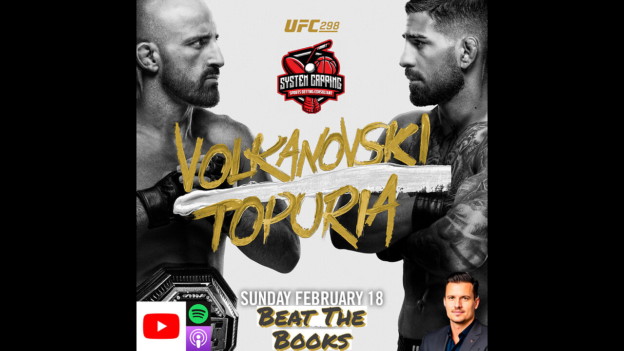 Beat The Books UFC 298 Free Picks