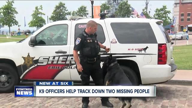 Erie County Sheriff's K9 Teams Find Two Missing People