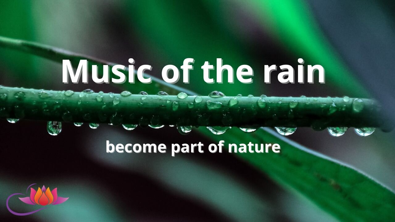 Relaxing music to the sound of rain. Calming music. Music for meditation.