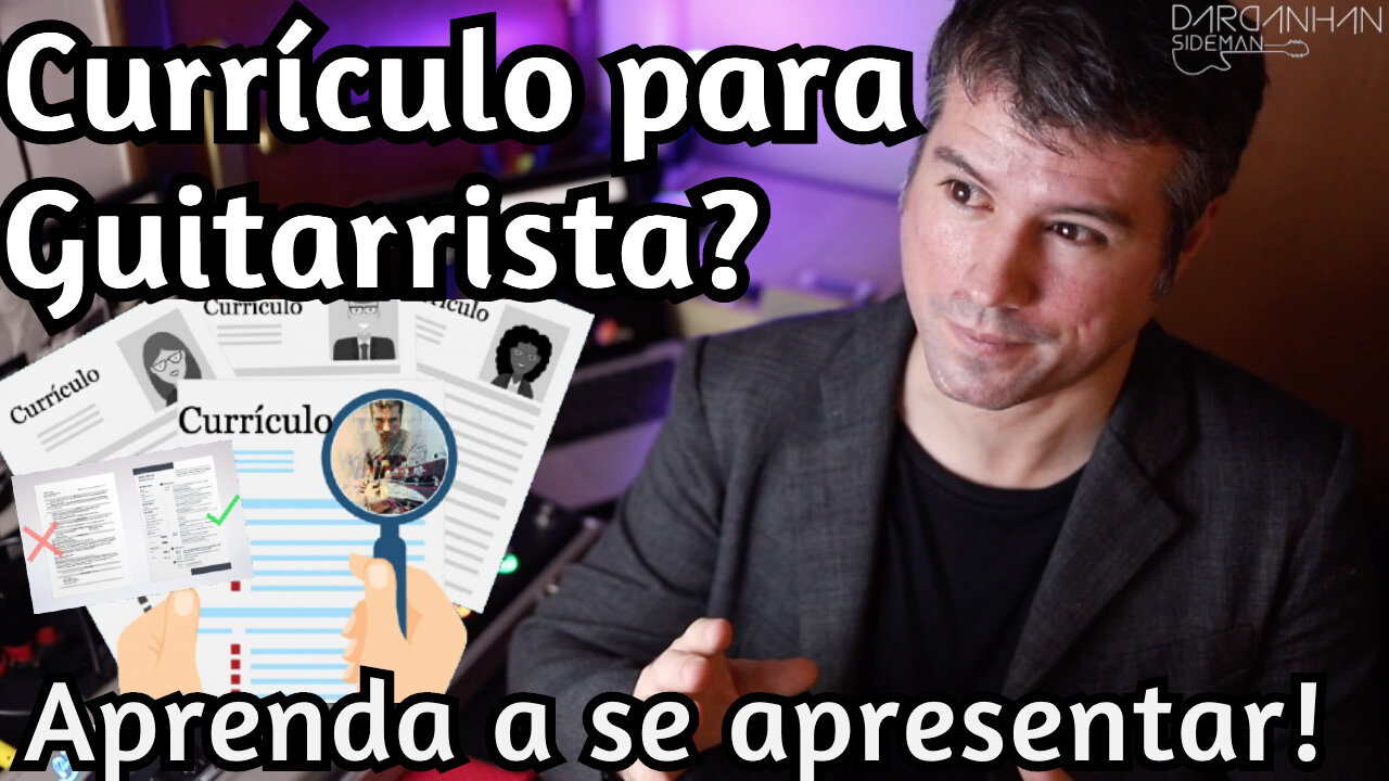 Currículo para guitarrista? Aprenda a construir um portfólio multimídia e sintetizar num único lugar