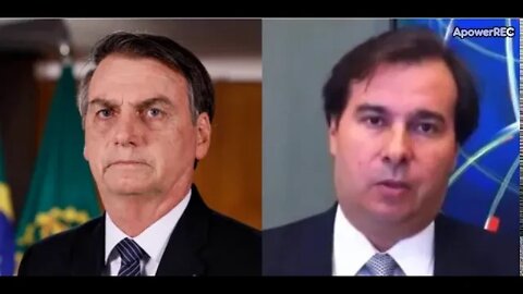 Jair Bolsonaro afirma que Rodrigo Maia quer arrastar o país ao caos: “Ele quer me tirar do governo”