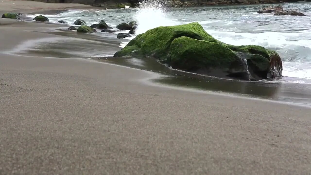 Sea waves & beach drone video Free HD Video no copyright