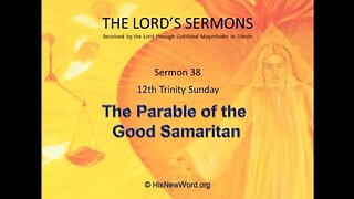 Jesus preaching: (38) The Parable of the Good Samaritan