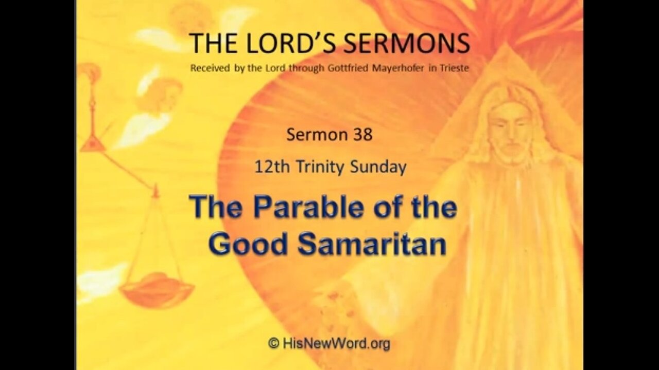 Jesus preaching: (38) The Parable of the Good Samaritan