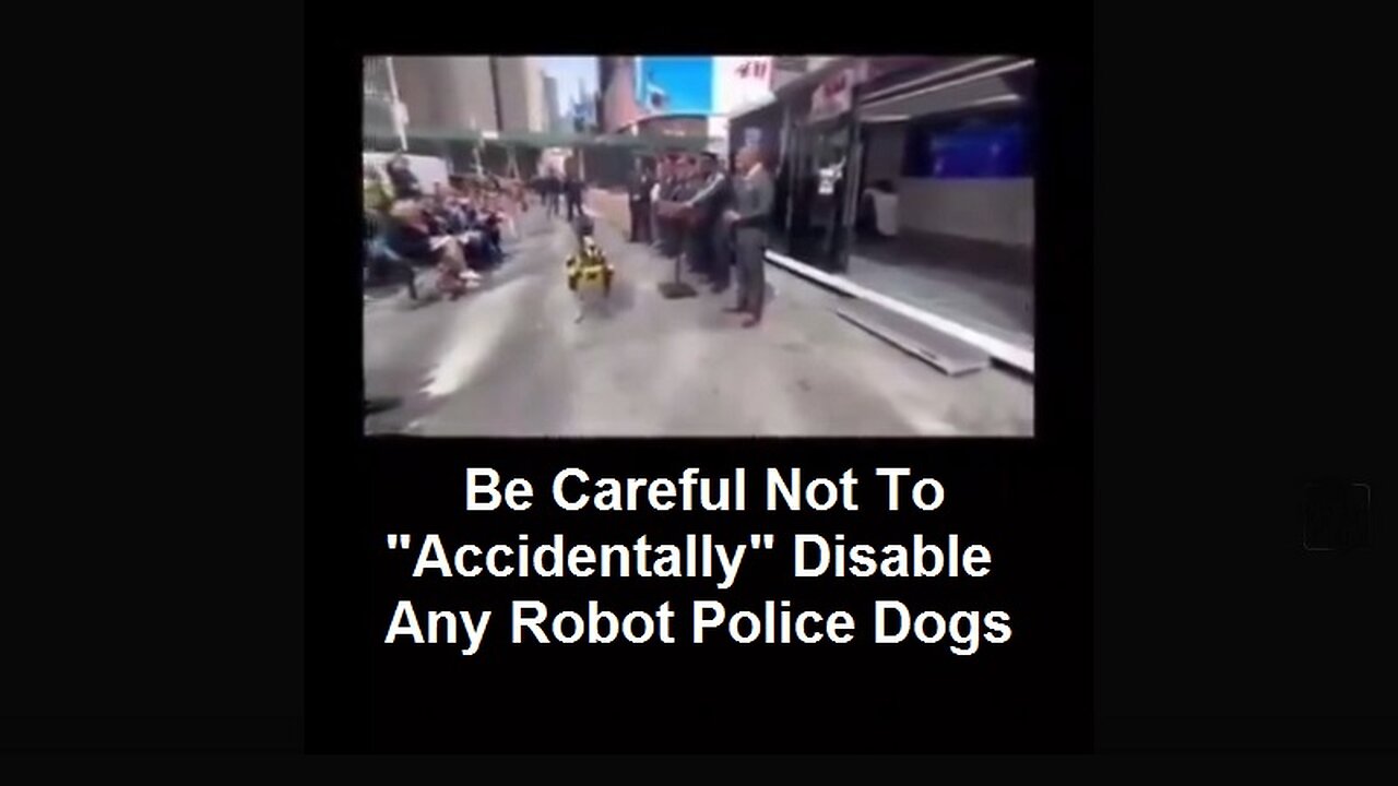 Be Careful Not To "Accidentally" Disable Any Robot Police Dogs