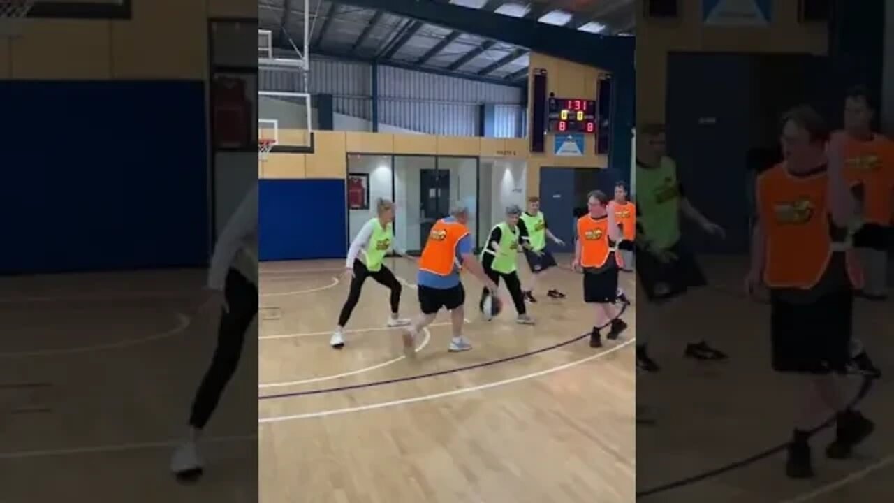 Aussie granny incredible basketball skills