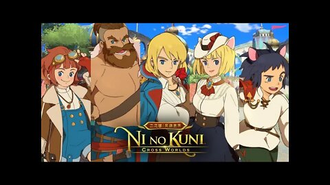 Pré registro Ni No Kuni Cross Worlds - Play to Earn e Free to Play