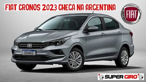 Fiat Cronos 2023 chega na Argentina e mostra o que pode vir ao Brasil #CANALSUPERGIRO