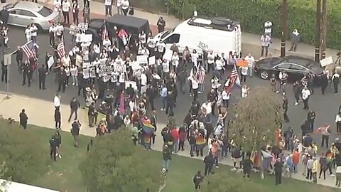 Freudian Slip? CA: Alphabet Protest