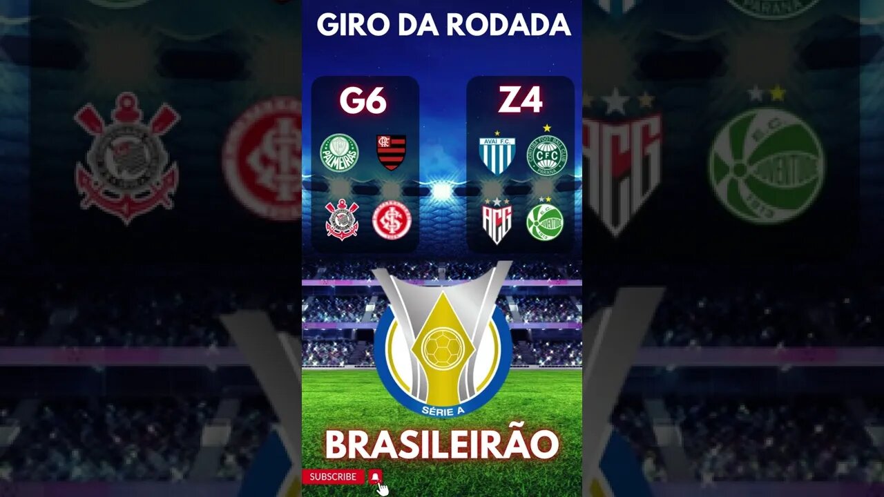 TABELA DO BRASILEIRÃO 2022 CLASSIFICAÇÃO DO CAMPEONATO BRASILEIRO SERIE A 2022 #shorts