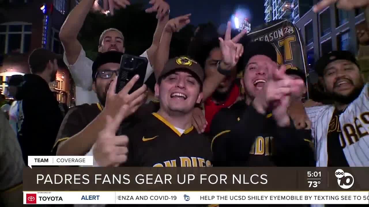 Padres fans gear up for NLCS, rush for tickets