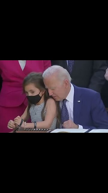The REAL DICTATOR IS JOE BIDEN.....and he's creepy as hell around children.