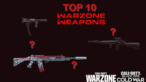 Top 10 Warzone Guns After DMR Nerf! | Call of Duty: Black Ops Cold War/Warzone #shorts