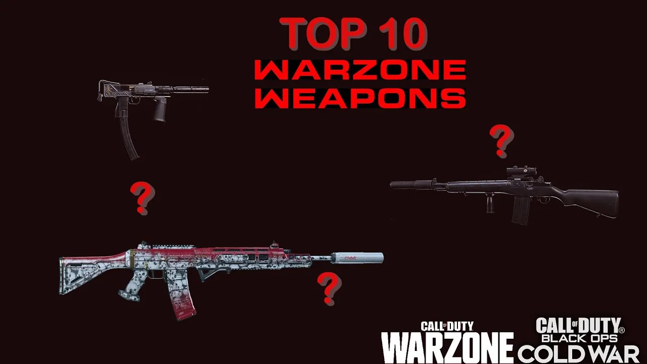 Top 10 Warzone Guns After DMR Nerf! | Call of Duty: Black Ops Cold War/Warzone #shorts