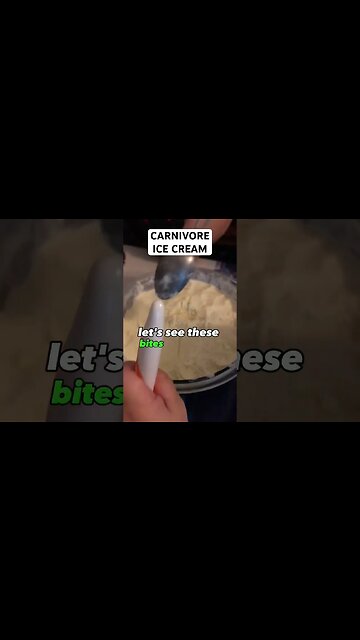 SHOCKING Video of Carnivore Ice Cream #shorts
