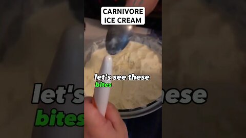 SHOCKING Video of Carnivore Ice Cream #shorts