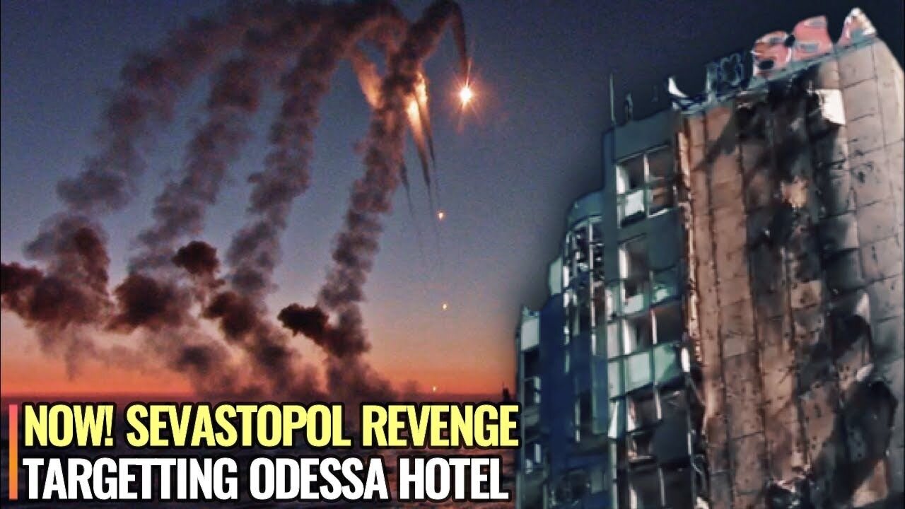 Odessa Hotel heavily destroyed for Sevastopol revenge