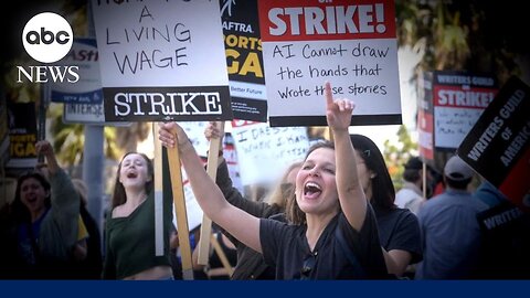 Hollywood writers reach 'tentative' deal with studios to end strike l GMA