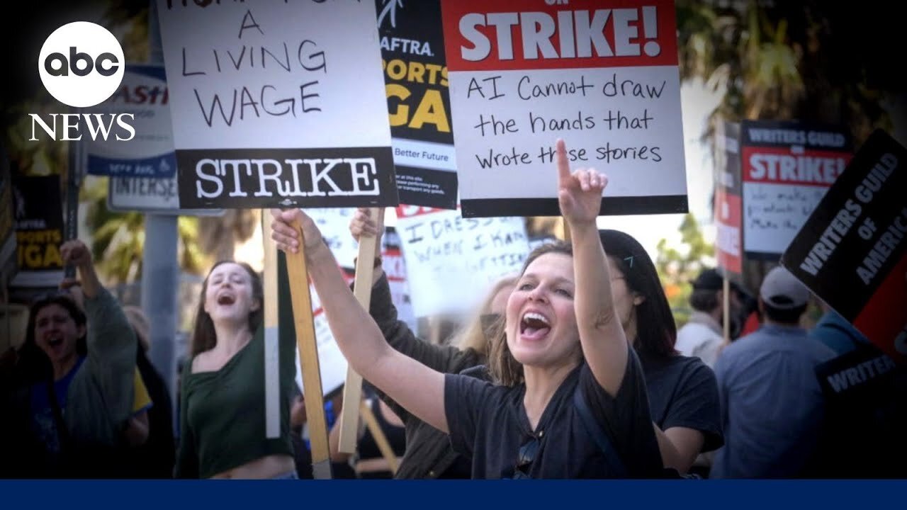 Hollywood writers reach 'tentative' deal with studios to end strike l GMA