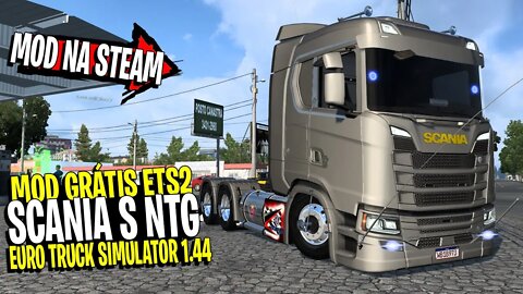 ▶️SAIU SCANIA S NTG BRASILEIRA NA STEAM EURO TRUCK SIMULATOR 2 1.44