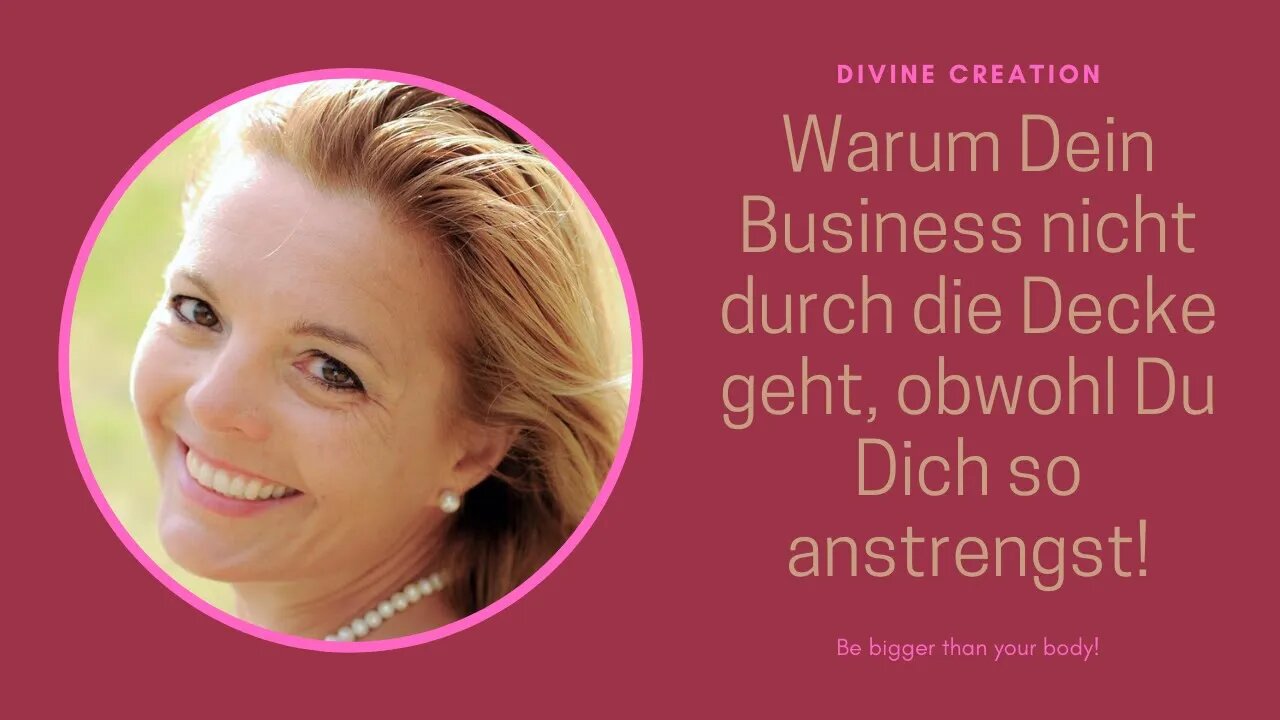 Warum Dein Business nicht durch die Decke geht, obwohl Du Dich so anstrengst!!