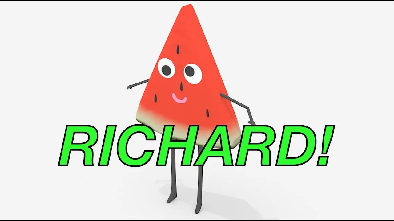 Happy Birthday RICHARD! - WATERMELON Birthday Song