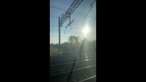 Dirty train windows