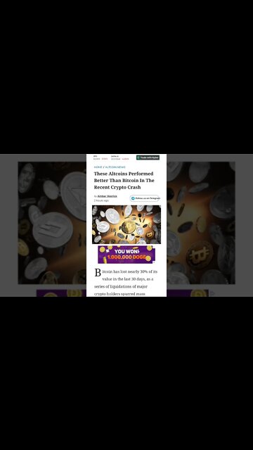 Altcoins Performed Better Than Bitcoin 2022 #cryptomash #cryptomashnews #cryptonews #viralvideo2022