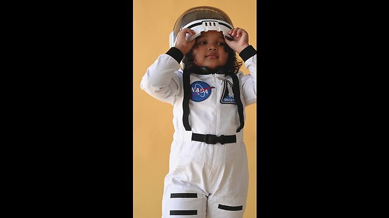 Beautiful Girl Wearing NASA's