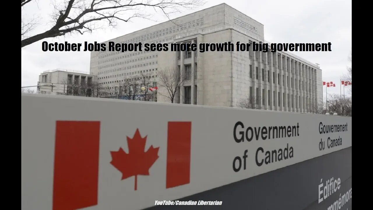 October Jobs Report sees more growth for big government