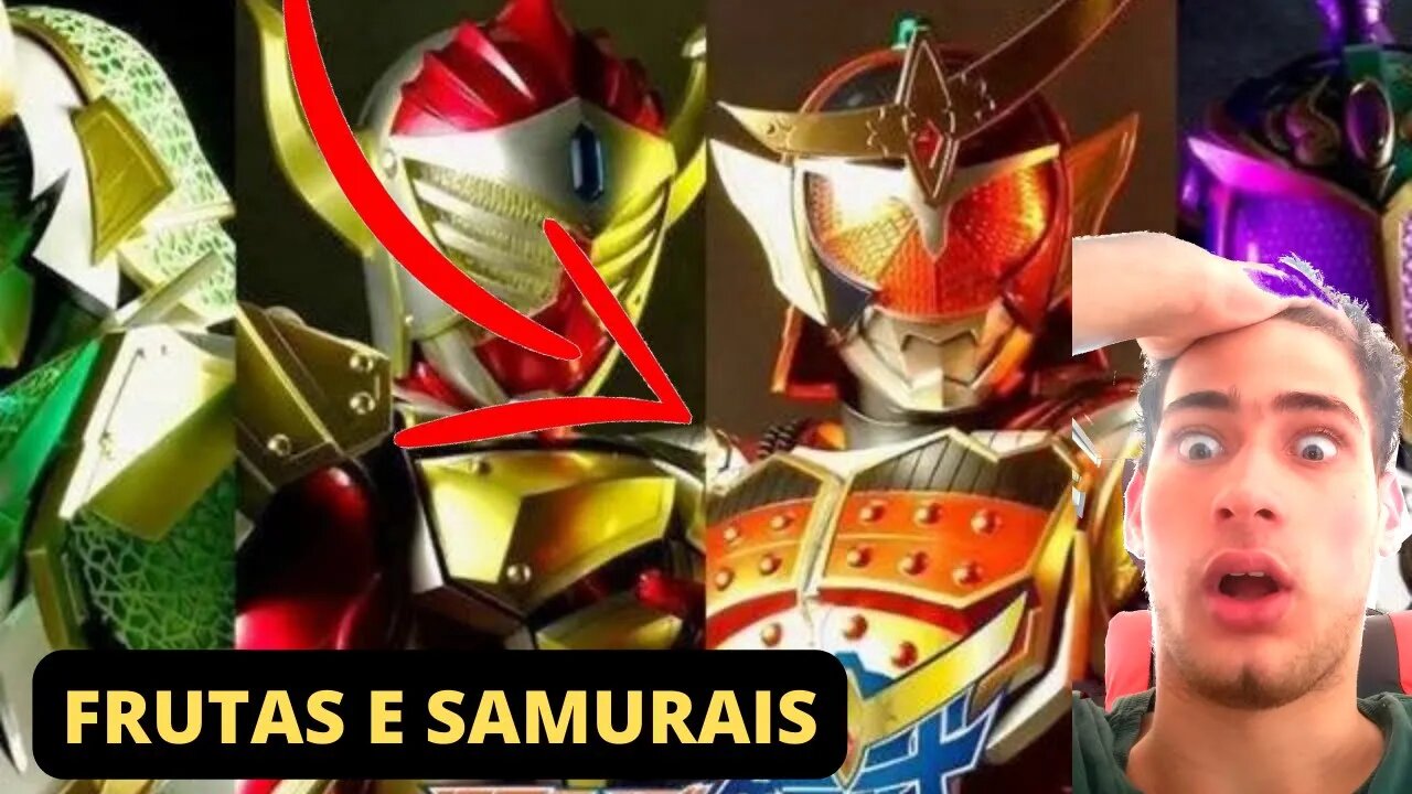 SAMURAIS E FRUTAS ESSE É O KAMEN RIDER GAIM