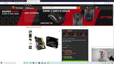 Ryzen 3 2200 custo benefício no Brasil, Terabyteshop.