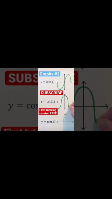 IMPORTANT trigonometric function graphs