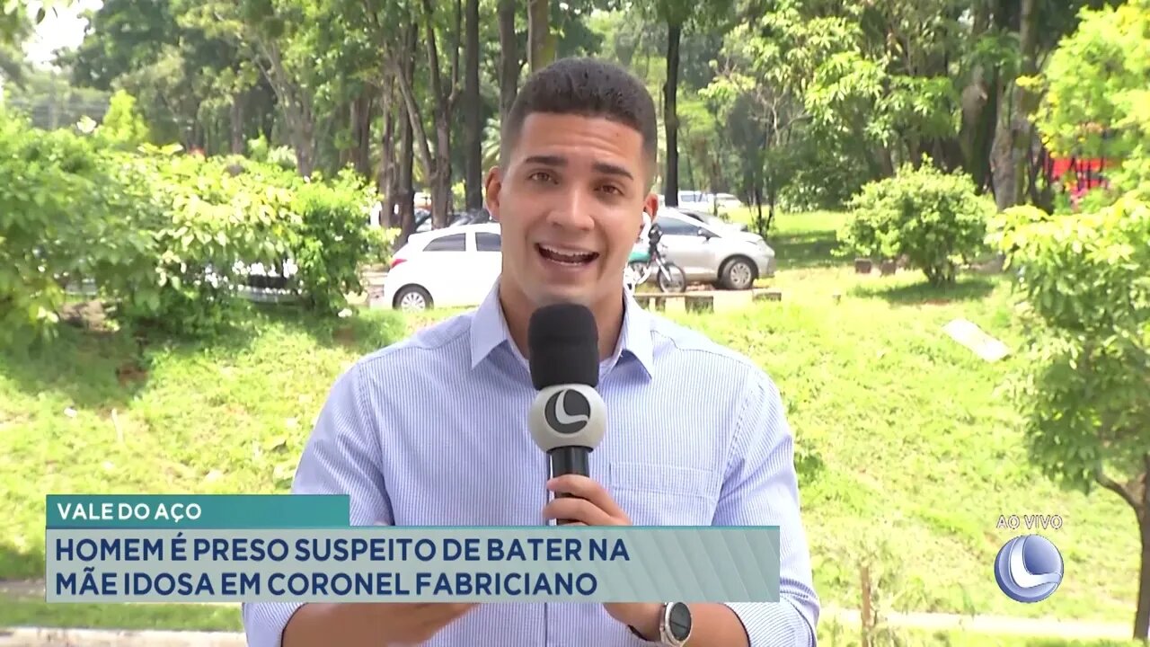 Vale do Aço: homem é preso suspeito de bater na mãe idosa em Coronel Fabriciano