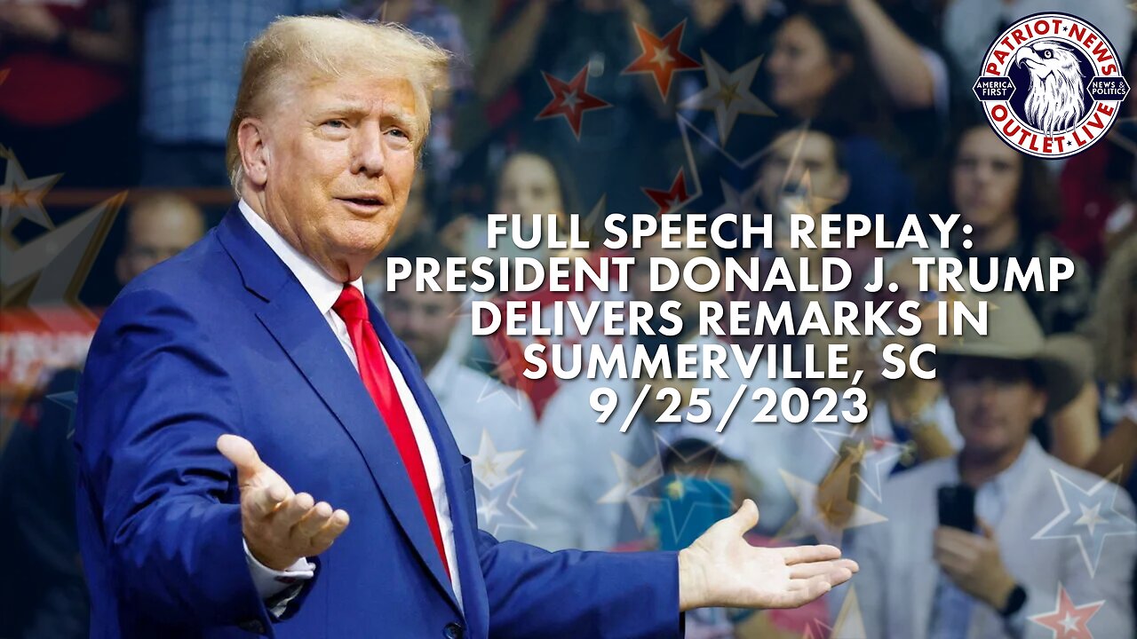 FULL SPEECH REPLAY: President Donald J Trump Delivers Remarks in Summerville, SC | 09-25-2023