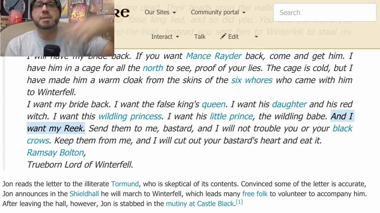 Winds of Winter | Ramsey did NOT write the Pink Letter