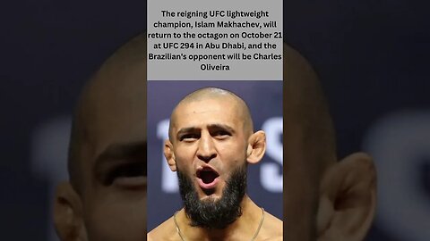 Official announcement of Islam Makhachev's and Khamzat Chimev's UFC rivals #shorts