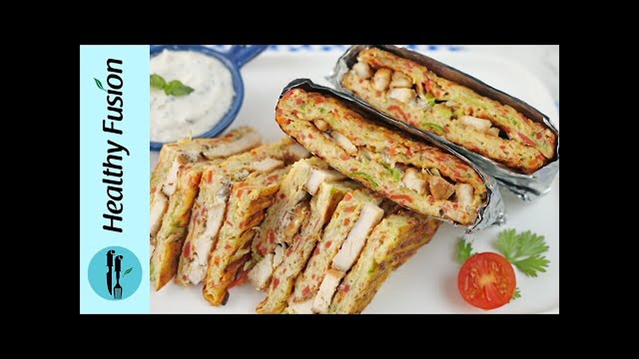 GRILLED CHICKEN KETO SANDWICH RECIPE BY HEALTHY FOOD FUSION